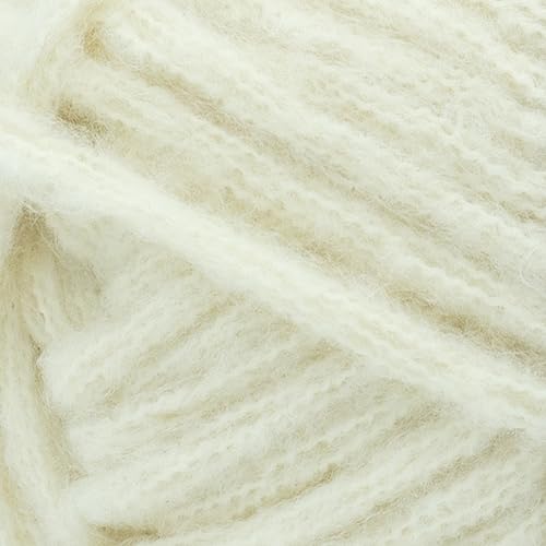 Image of Lion Brand Yarn Feels Like Butta Thick & Quick Yarn, Antique White
