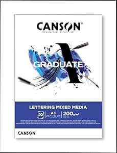 Canson Graduate Lettering Mixed Media Block A3