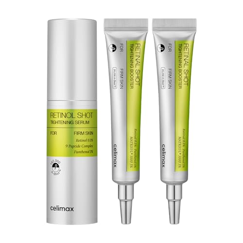 celimax Retinol Shot Serum 30ml + Retinal Shot Booster 15ml, Anti-aging Gift Set