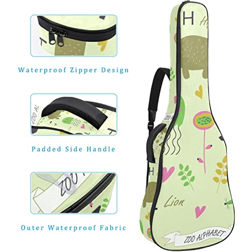 Hondank Housse imperméable pour guitare acoustique avec double bandoulière et poche Motif chaton mignon, Multicolore 09… - Les Beatles, Paul McCartney, John Lennon, RIngo Starr, George Harrison Hondank Housse imperméable pour guitare acoustique avec double bandoulière et poche Motif chaton mignon, Multicolore 09… – Image 5
