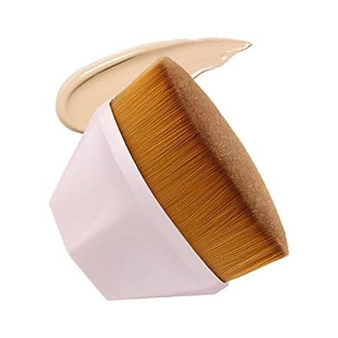 Edary Makeup Brush Magic Brush No Trace Foundation Brush Petal Makeup Brush Diamond Makeup Brush Hexagon Makeup Brush Polygonal Makeup Brush (Pink) Cover