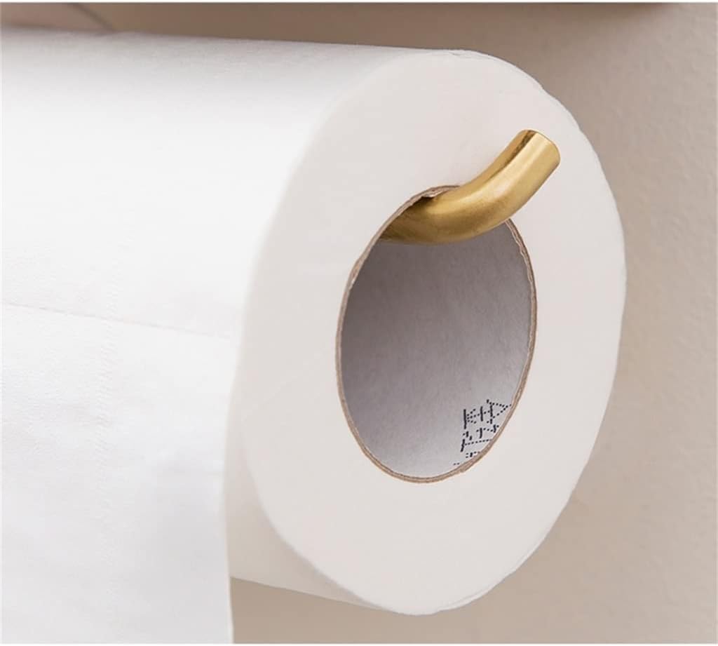 FMURY Toilet Paper Rack Wall Rack Free Punch Hanging Household Storage Finishing Rack Storage Rack Storage(L)