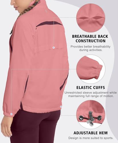 Little Donkey Andy Women Track Suits 2 Piece Set Full Zip-Up Jogger Tracksuit Set Lightweight Running Suits with Zip Pockets4