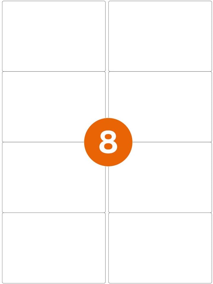 A4 Size Barcode Printing Labels White Shipping Address Labels for