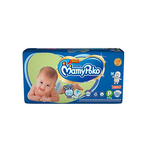 Fralda Fita Mamypoko Tamanho P, 40 Unidades