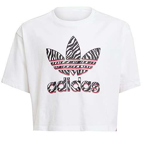 Adidas GN2240 Crop Tee T-Shirt Bambina