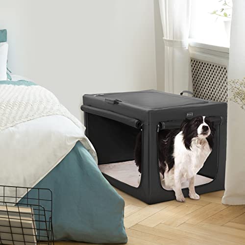 Petsfit Soft Dog Crates For Medium Dogs, Collapsible Dog Kennel Carrier With Soft Mat, For Indoor Outdoor Travel #TOP4