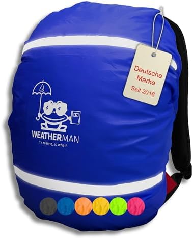 WEATHERMAN Housse de pluie imperméable pour cartable et sac à dos...
