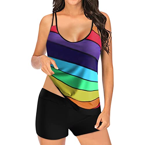 Tankini deux pièces pour femme avec effet gainant et imprimé pour sublimer la silhouette