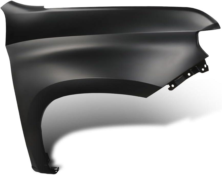 Front Fender Right Passenger Side Primed Black Compatible with Chevy Silverado 1500 2019-2023 84502611, GM1241411