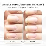 Nail Strengthener Power Boost Growth Formula, Keratin, Biotin, & Vitamin E, 21- Free, Repairs Damaged Nails, Stops Peeling & Chipping, Use as Clear Base Coat & Topcoat .50 fl. Oz. CAKE Nail Treatment - Image 5