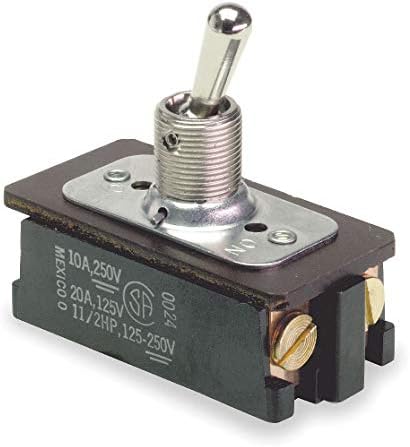Carling Technologies Toggle Switch, Number of Connections: 4, Switch Function: On/Off