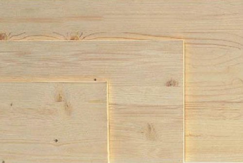 Abrasivo Tabla de Madera de Pino en Bruto Escuadrada 100 X 30 cm, 18 mm de Espesor