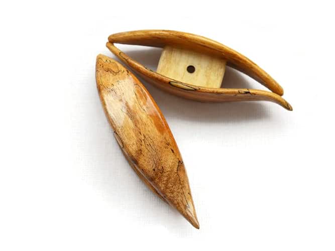 Tatting Shuttle Wooden handmade Tatted Lace Making Shuttles