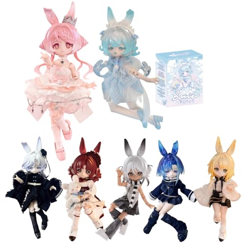 [YAORUI] BONNIE 天気星言語 ブラインドボックス 1/12 MJDドール 高約20cm BJDドール 関節可動 塗装済み かわいいフィギュア PVC&ABS製 誕生日プレゼント 記念品 人気 小物 (ランダム2個)