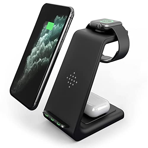 Amazon | UMEMORY ワイヤレス充電器 iPhone 3in1無線充電器 おくだけ