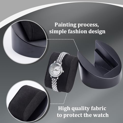 Boîte cadeau pour bracelet et montre avec son socle en bois véritable