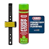 ABUS Feuerlöschspray Feuerstopp AFS625 fluorfrei + Halterung für Wand...