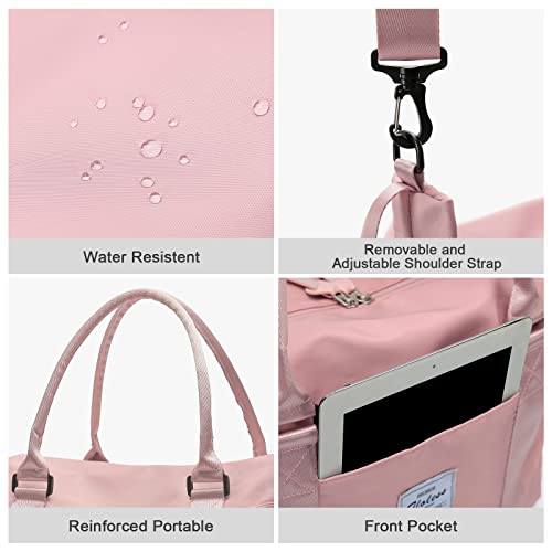 Bolsa de viagem, bolsa de ginástica à prova d'água, bolsa de viagem para mulheres, com bolso molhad