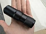 EKLOEN Portable Survival Capsule Tube, Waterproof Pill Container, Outdoor EDC Emergency Tool (Black)