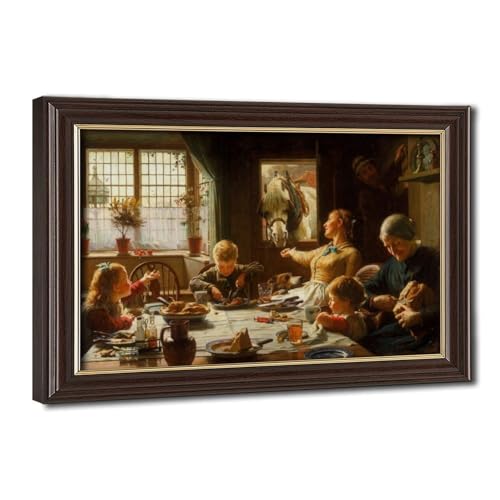Impression sur toile One of The Family F. G. Cotman cadre suspendu 20x30 cm