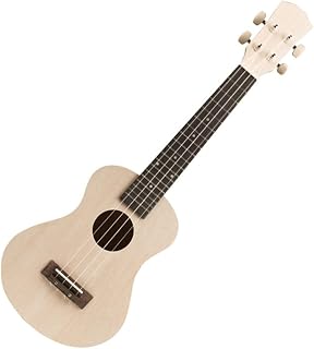 EXCEART Kit De Ukulele DIY Para Crianças Faça Seu Próprio Kit De Ukulele Soprano De 21 Polegadas Kit De Ukulele Havaiano Kit De Trabalho Manual De Guitarra Havaiana