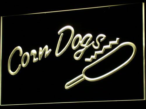 ADVPRO i506-b Corn Dogs Cafe Shop Display Logo Neon Light Sign