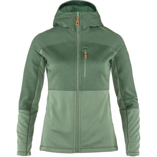 Image of Fjallraven Abisko Trail Women's Hooded Full Zip Fleece - Breathable, Comfortable, Lightweight Fleece Warmth - Hiking