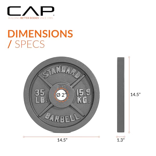 CAP Barbell 2-Inch Olympic Weight Plate | Multiple Options - Image 5