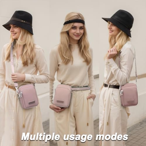 Sac à main à bandoulière multiposition avec sangle réglable - 3