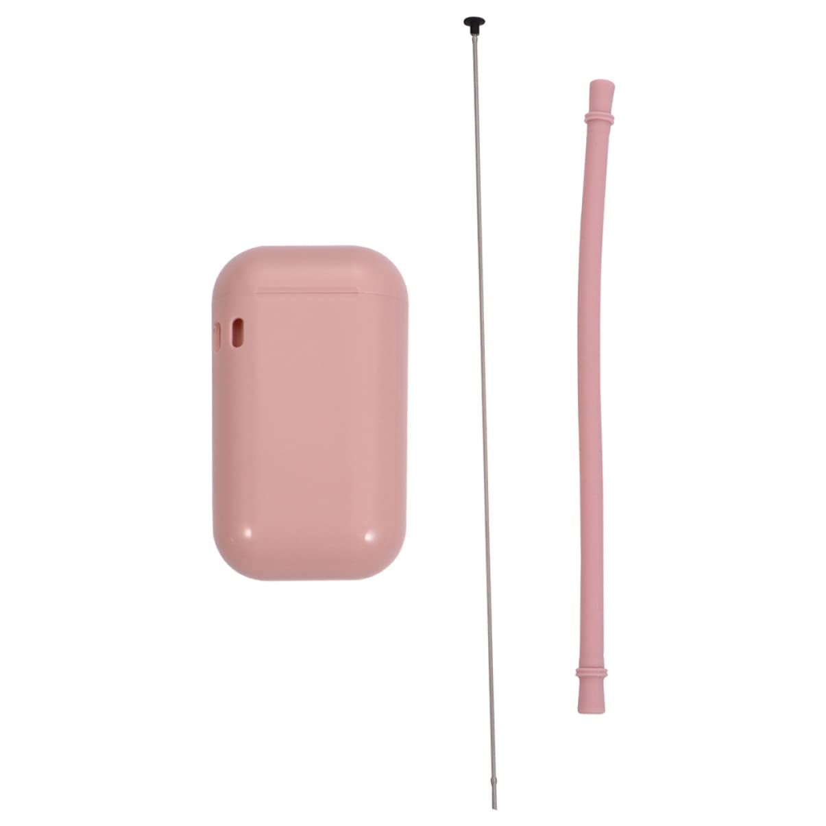 Cabilock 3 Sätze Tragbare Strohhalme Cocktail-strohhalme Für Partys Umweltfreundliche Trinkhalme Wiederverwendbare Strohhalme Mit Etui Reise-trinkhalm Silikon Strohhalm 2 Stück * 3