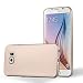Produktbild Cadorabo Hülle für Samsung Galaxy S6 in METALLIC Gold - Handyhülle aus flexiblem TPU Silikon - Silikonhülle Schutzhülle Ultra Slim Soft Back Cover Case Bumper