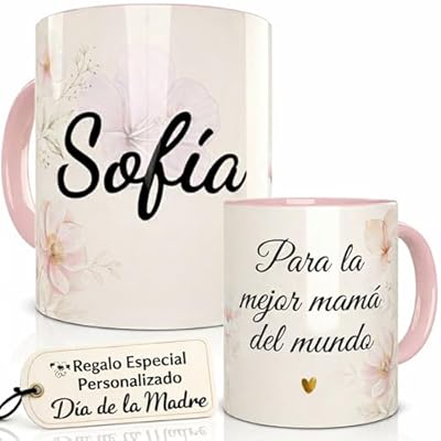 Taza Personalizada con Nombre y Dedicatoria para Mujer Tú Regalo San Valentin Novia Esposa Enamorados Detalle Romántico Original Día Amor Pareja o Cumpleaños Diseño Femenino Elegante para Desayuno | Ya disponible en tu tienda friki favorita! En mundofriki.es!