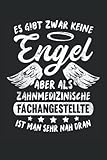  Zahnmedizinische Fachangestellte Notizbuch (liniert) Engel Arzthelferin