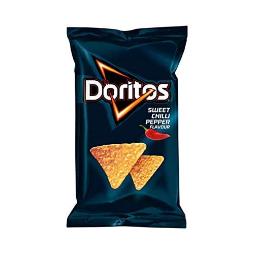 Doritos Sweet Chili Nacho Crisps | Doritos | Sweet Chilli Pepper Tortilla Chips | Total Weight 6.53 Ounce #TOP18