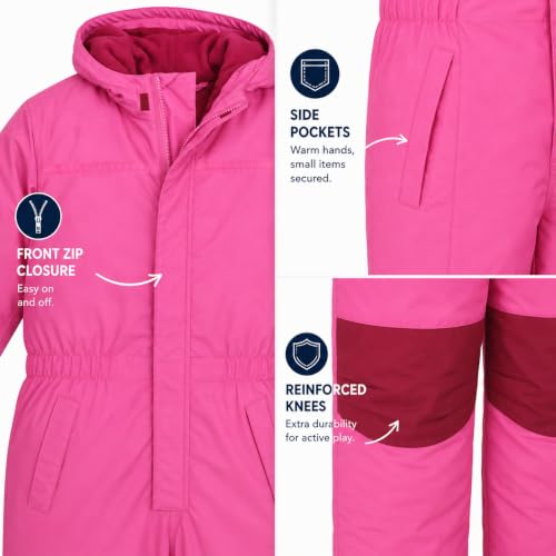 Image of Arctic Hero Kids Snow Suit Waterproof Insulated One Piece Coveralls (2T-14)