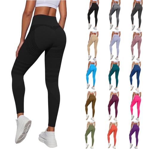 Leggins Fittabella 3D Anticellulite Donna Push Up Sculpture Lipedema a Compressione Controllo Graduata Anti Cellulite Solenao Leggings Sportivo Vita Alta Senza Cuciture Donna Fitness Yoga Pantacollant