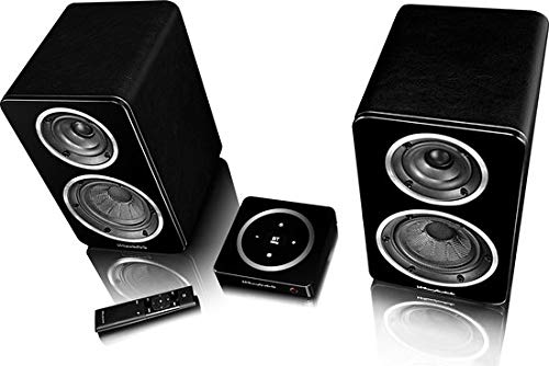 Wharfedale Diamond Active A1 Paire d’enceintes d’étagère Noir - Les Beatles, Paul McCartney, John Lennon, RIngo Starr, George Harrison Wharfedale Diamond Active A1 Paire d'enceintes d'étagère Noir – Image 4