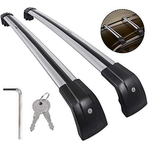 Mophorn Roof Rack Cross Bars Baggage Locking Roof Rail Crossbars Luggage Cargo Ladder