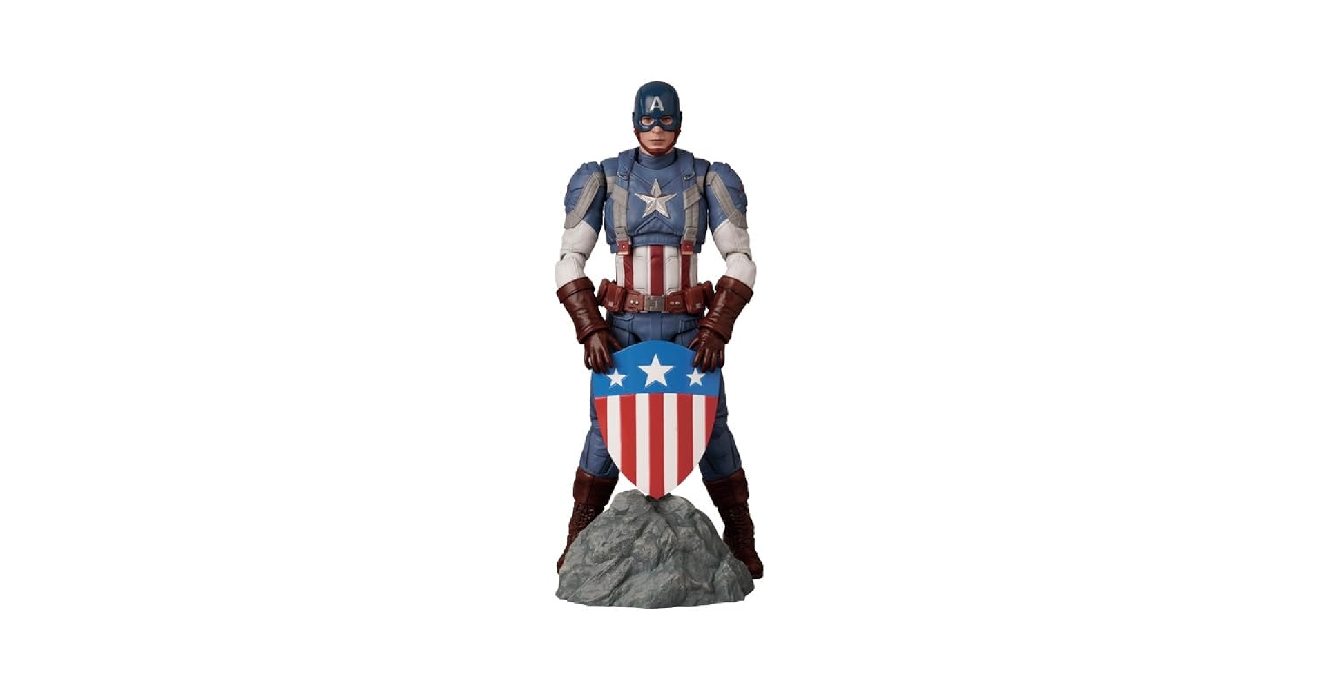 Amazon.com: MEDICOM TOY MAFEX Captain-America (Classic Suit