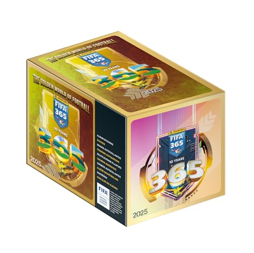 Panini FIFA 365 2025 - Confezione da 36 tasche, 004890BOX36F