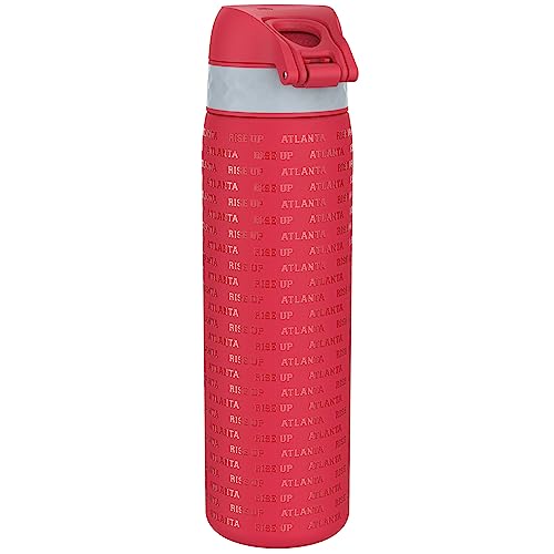 Ion8 NFL Atlanta Falcons Lightweight Steel Water Bottle, 600 ml/20 oz, Non-Insulated, Leak Proof, Easy to Open, Secure Lock - Image 2