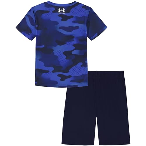 Image of Under Armour Boys' 2-Piece Short Sleeve T-Shirt and Shorts Set, Outdoor Collection