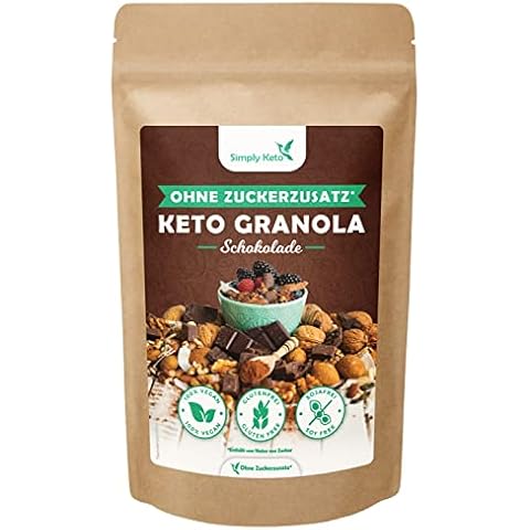 Simply Keto Knusper Granola Schoko Cover