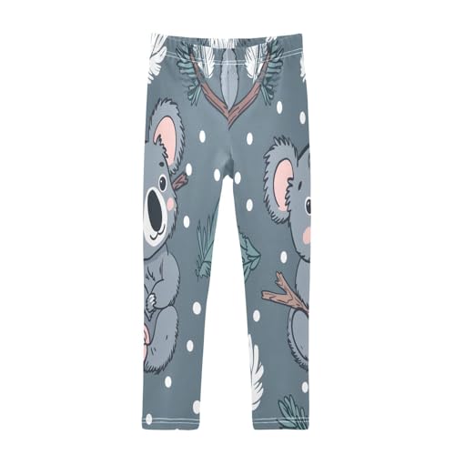 Toddler Girls Leggings Printed Yoga Pants Leggings Koala and Feather Tree for Kids