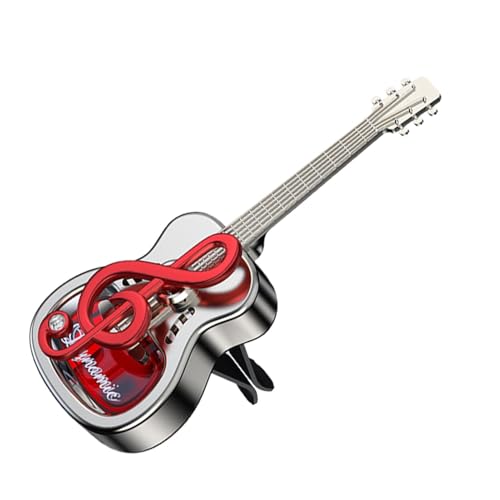 Car Air Freshener Vent Clips, Electric Guitar Air Freshener Car, Guitar Shape Diffuser Ornaments, Air Conditioner Decorations Clip Car Accessories for Music Lover Presents