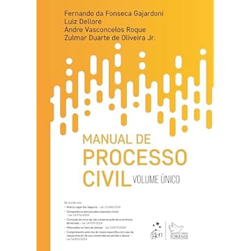 Capa do livro Manual de Processo Civil - 1ª Edição 2025