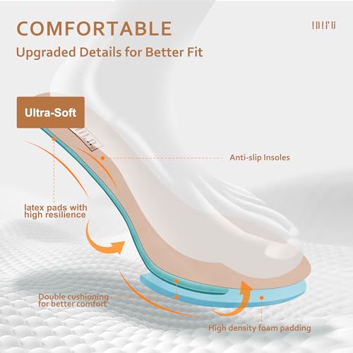 IDIFU Women's Candy Dress Mary Jane Shoes Low Block Heels Closed Round Toe Office Work Church Wedding Pumps4