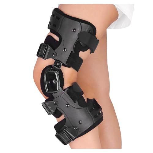 Genouillère articulée post-opératoire et fracture avec support multi-angle réglable 0-90°