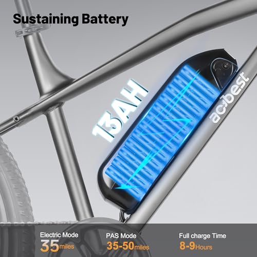 ACTBEST Race 21-Speed Electric Bike for Adults, Peak